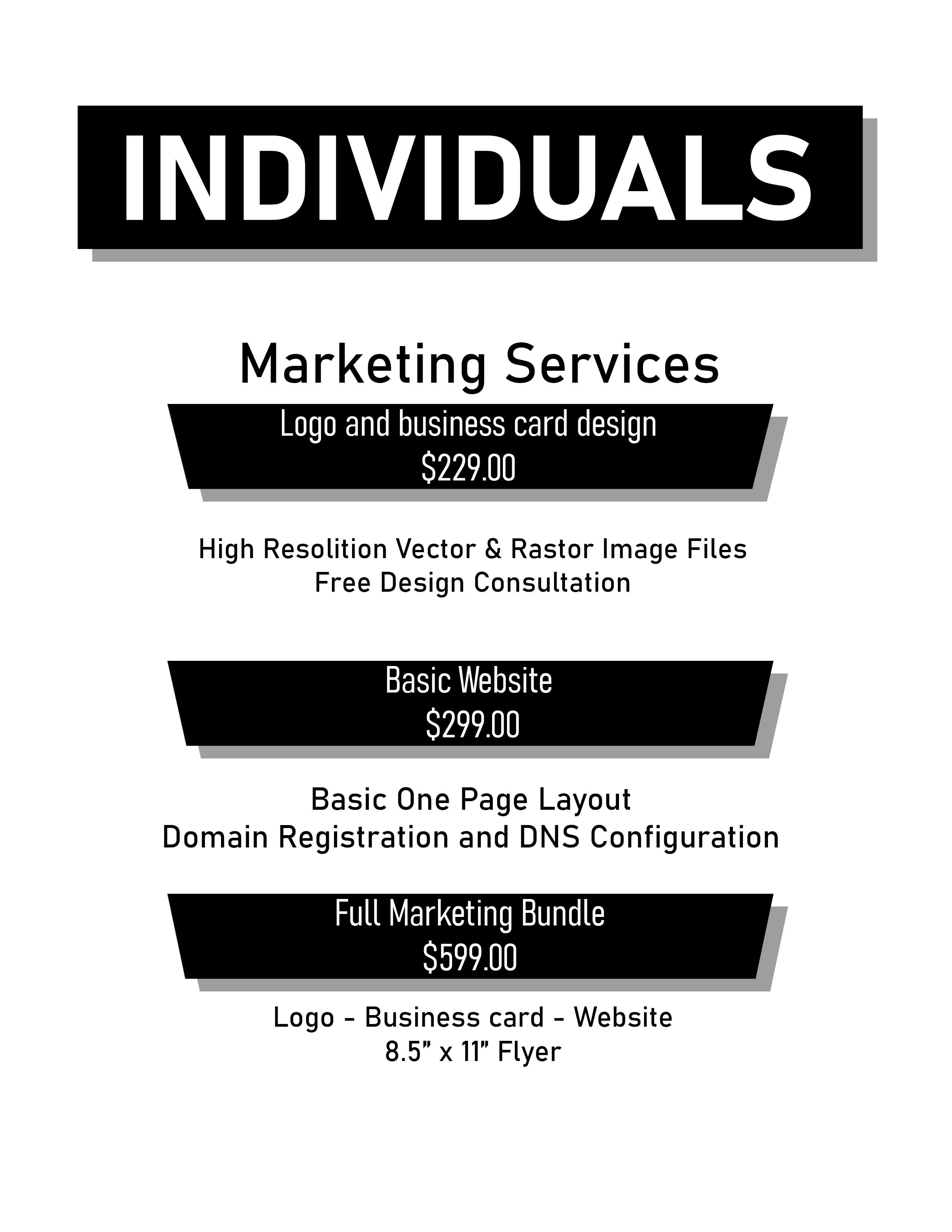 Menu Page 1
